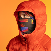 Tube multifonction Fleurs bleues avec polar