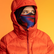 Tube multifonction Fleurs bleues avec polar