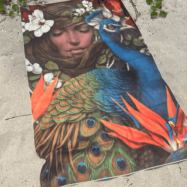 Serviette de plage et de voyage - Chrysalide