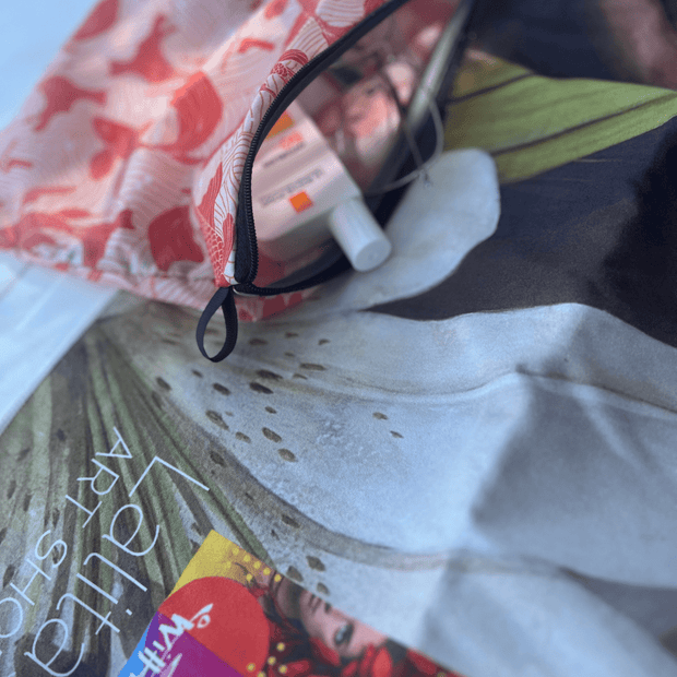 Serviette de plage et de voyage - Guerrière Pacifique