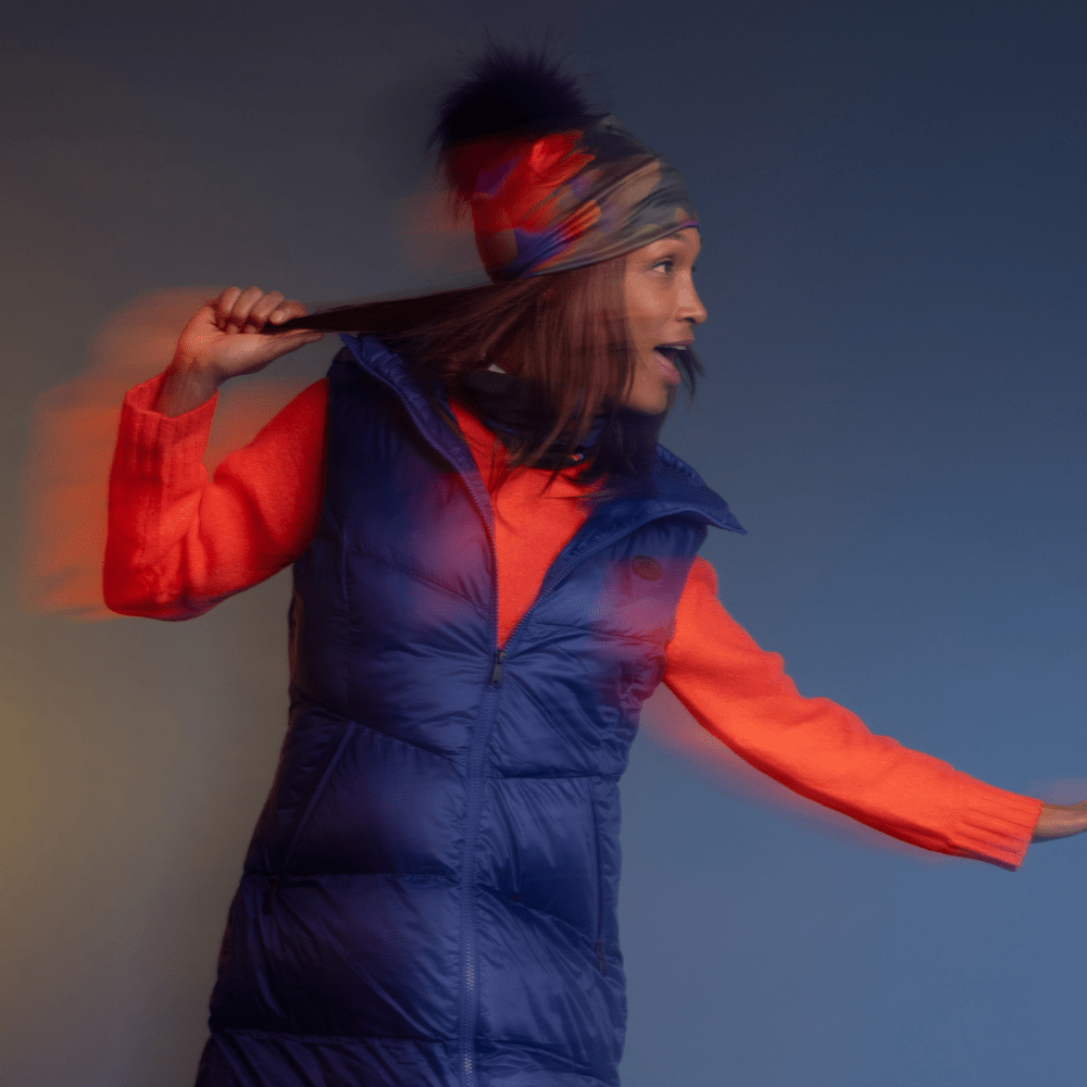 Mushroom with Navy Pompom