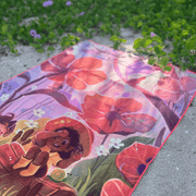 Serviette de plage et de voyage - Playful Rain