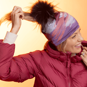 Ponytail Tulips Beanie With Black Pompom