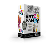 Paquet de 6 cartes à personnaliser pour créer ta propre ART•ZY FAM•LY