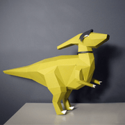 DIY Sculpture en papier 3D Licorne arc-en-ciel
