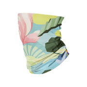 Beautiful floral multifunctional bandana designed by Street Artist Ankhone and is made with recycled fibers 