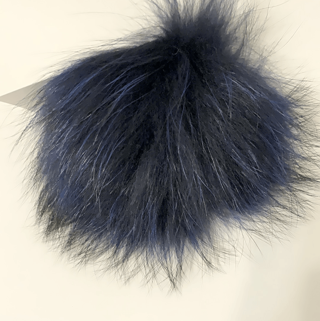 Pompon en fourrure avec épingle