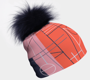  Pink Graphomertrics beannie with removable pom from Lalita’s Art shop. This beautiful bamboo hat is perfect for all oudoors sport activities and camping. This toque is illustrated by Valéry Goulet from Quebec.
