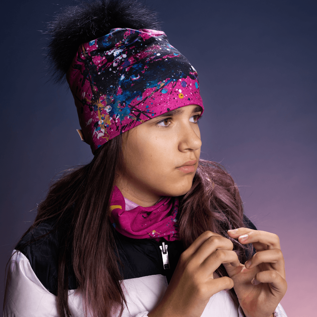 Tuque coton pompon femme hotsell