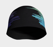 Front view of the sports bamboo tuque Black War